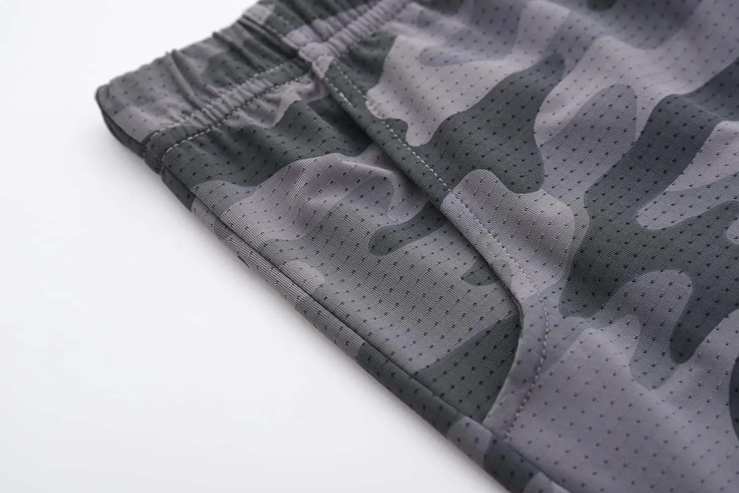 ACESTAR Boys Camouflage Athletic Shorts - Quick Dry Active Youth Printed Camo Core Mesh Sport Shorts with Pockets
