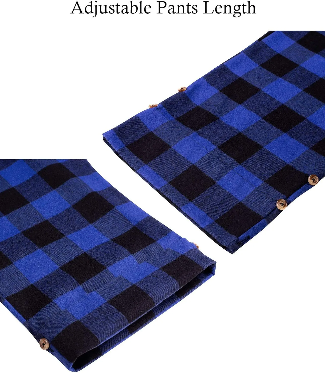 Alimens & Gentle Mens Heavyweight Flannel Plaid Pajama Pants 100% Cotton Sleep Lounge Pant