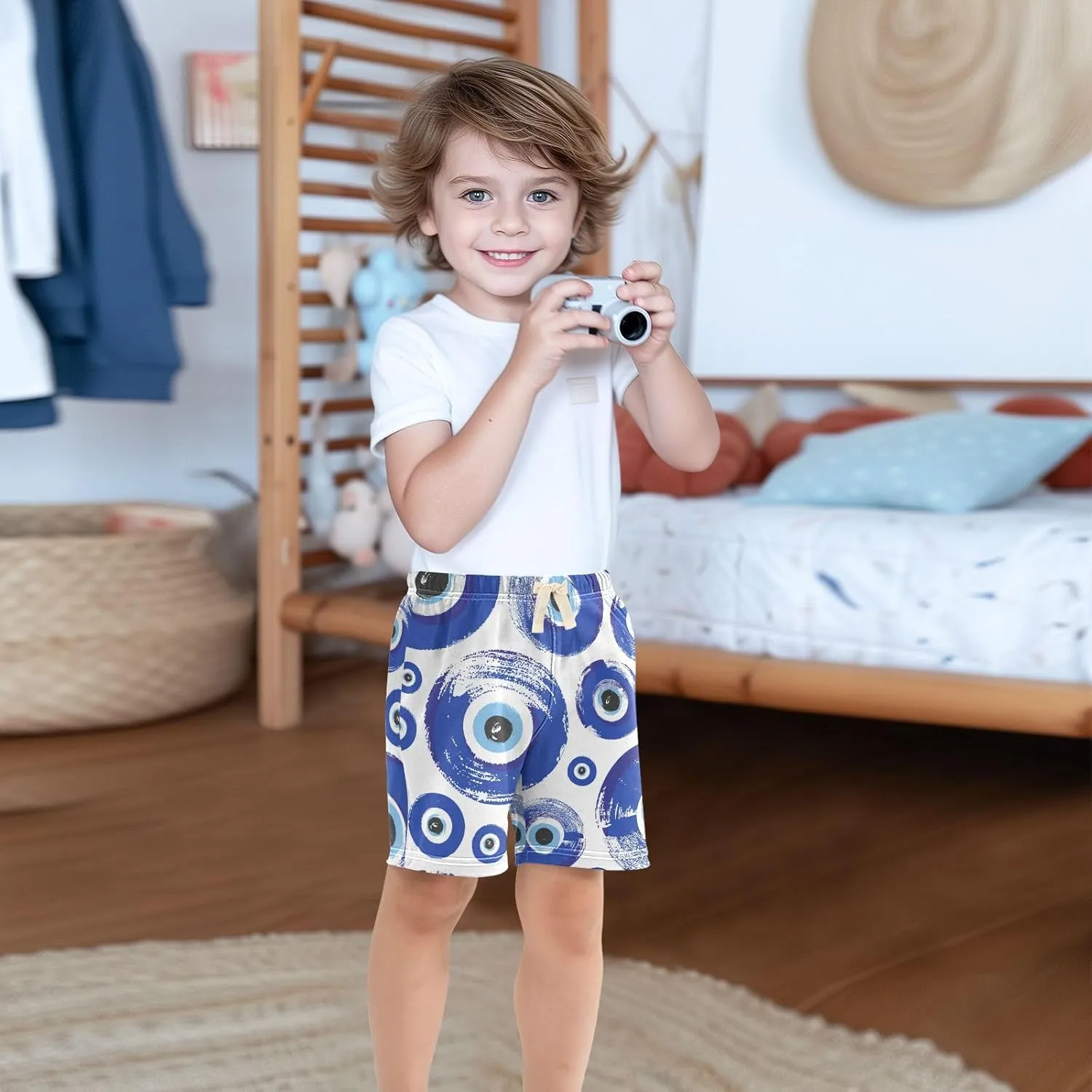 Baby Boys Shorts Cute Snake Toddler Printed Jogger Shorts Kids Pants 2T