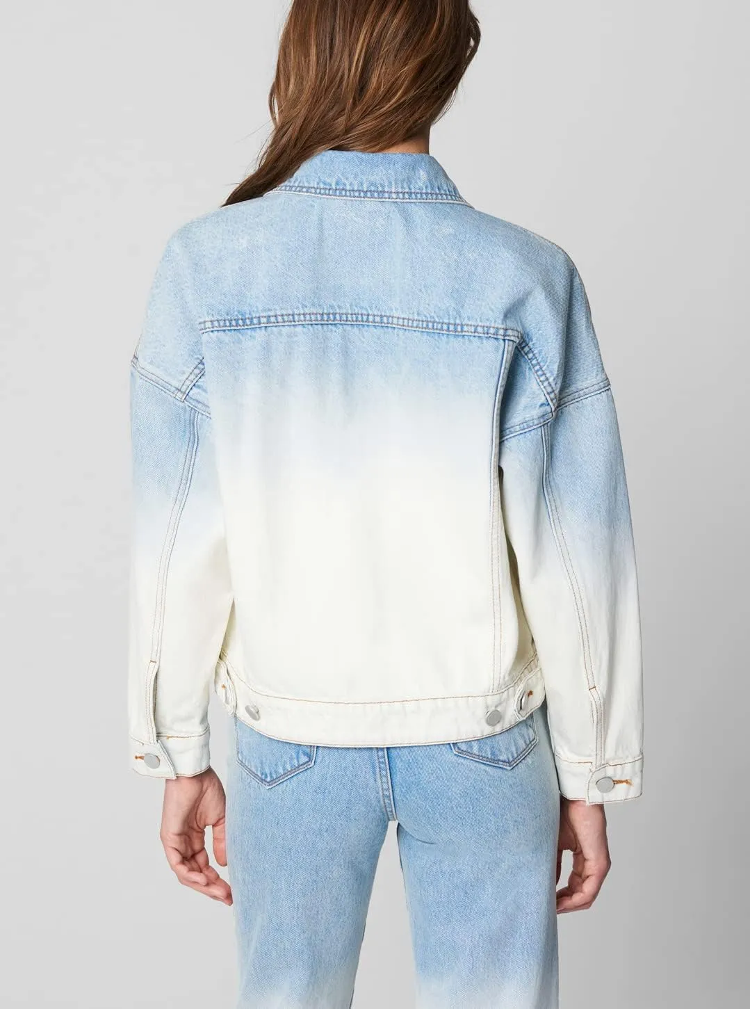 [BLANKNYC] womens Luxury Clothing Denim Trucker JacketLuxury Clothing Denim Trucker Jacket