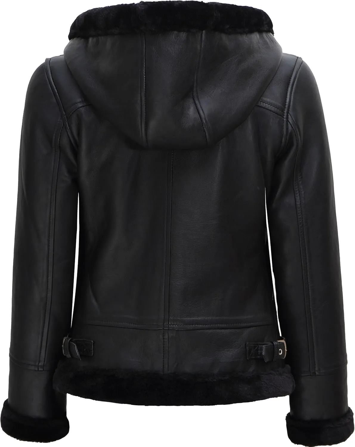 Blingsoul Womens Leather Jacket - Real Leather Winter Jackets for Women