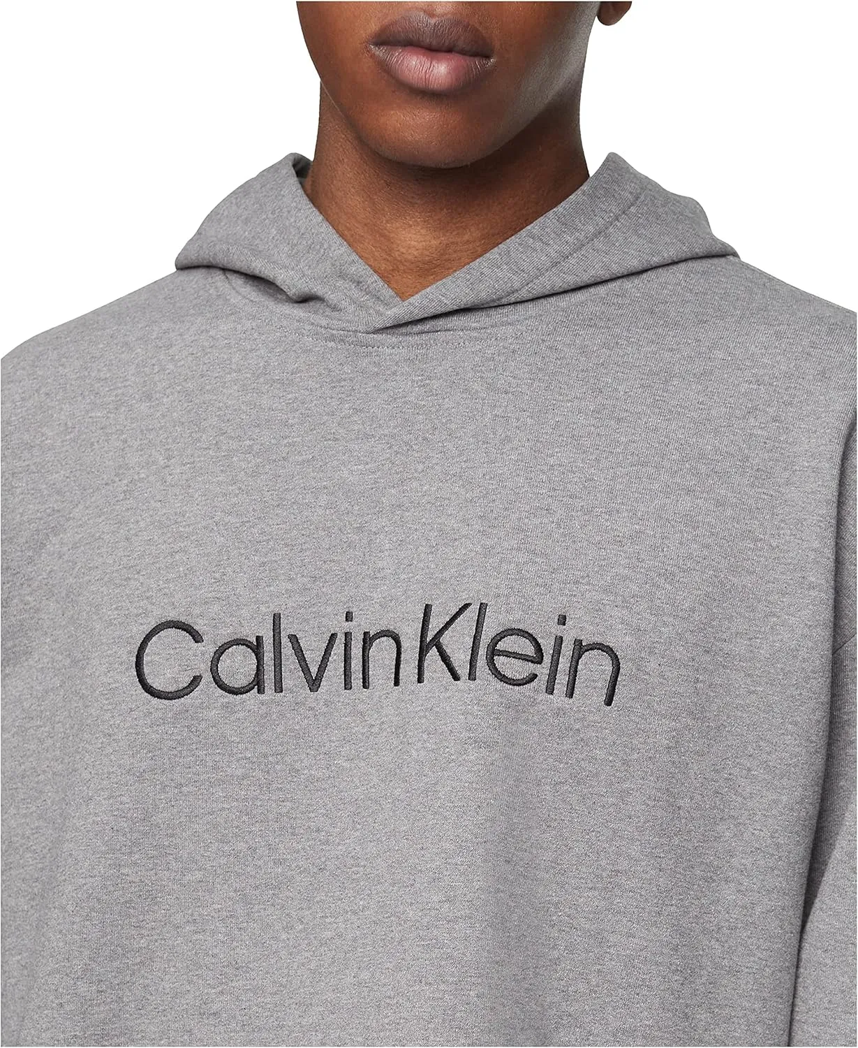 Calvin Klein Men's Relaxed Fit Logo French Terry Hoodie