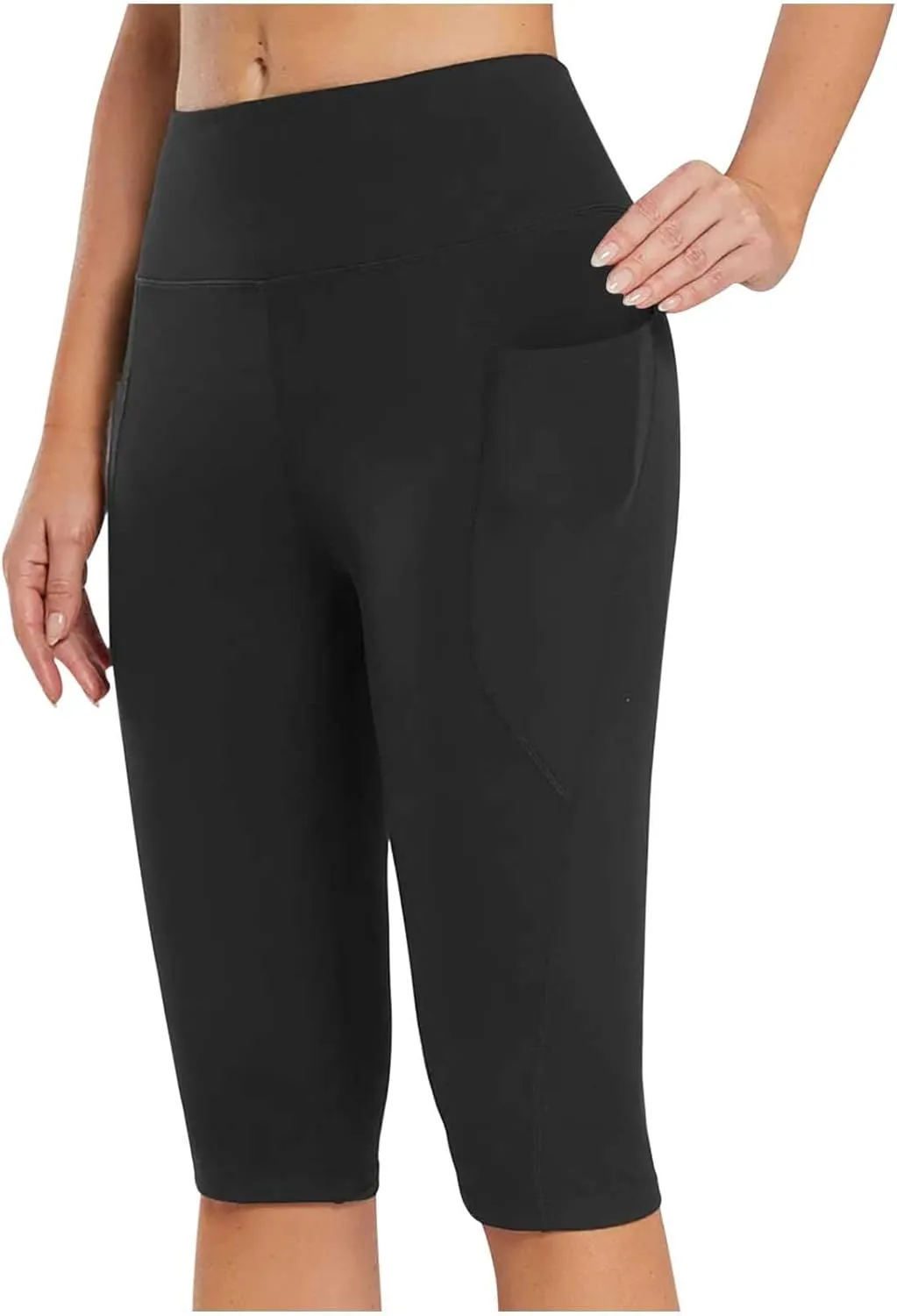 Capri Leggings for Women Exposure Absorption Sweat Permeability High Elasticity Ultra Light Women's Workout Leggings