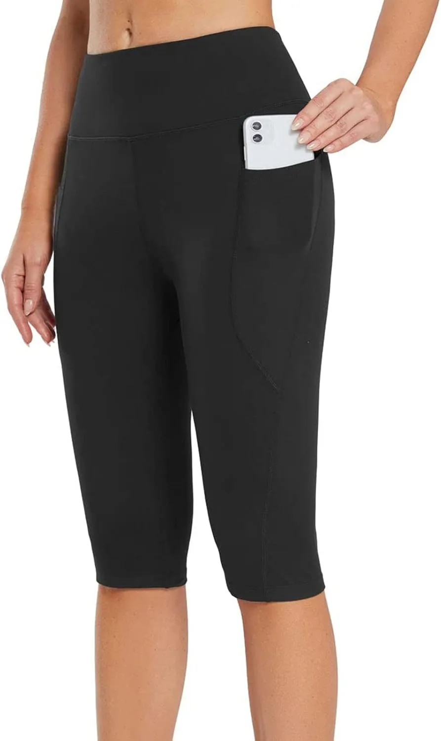 Capri Leggings for Women Exposure Absorption Sweat Permeability High Elasticity Ultra Light Women's Workout Leggings