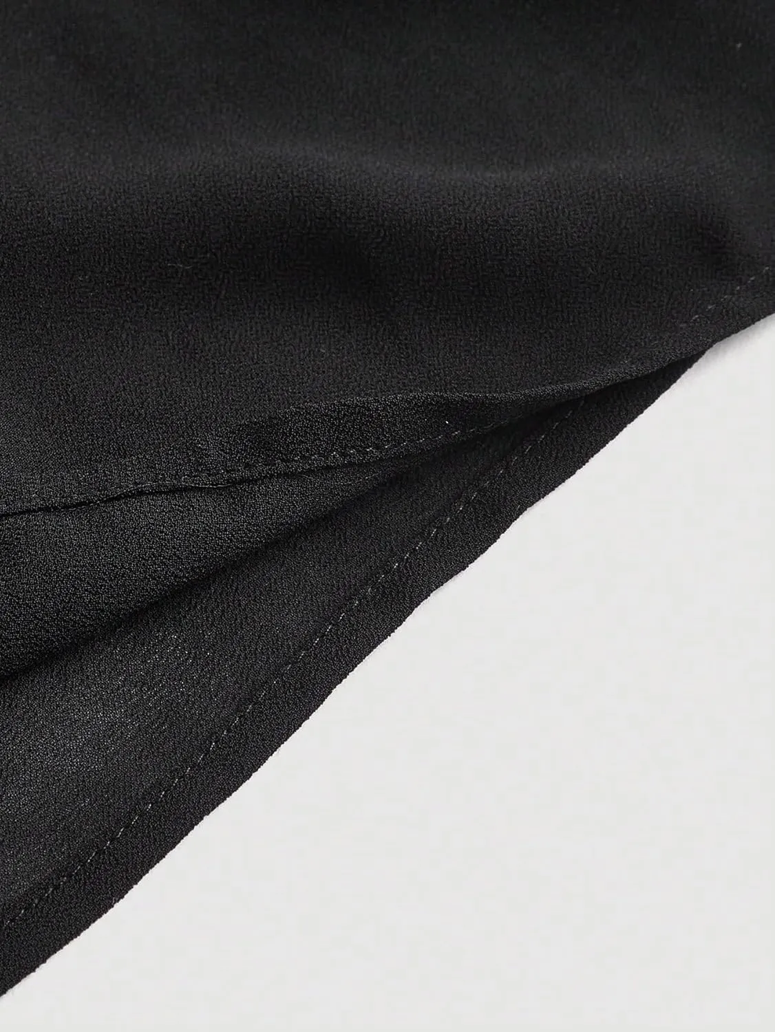 Casual Women's Skirt Women Black Long Tiered Layer Frill Trim Ruffle Hem Long Skirt for Women