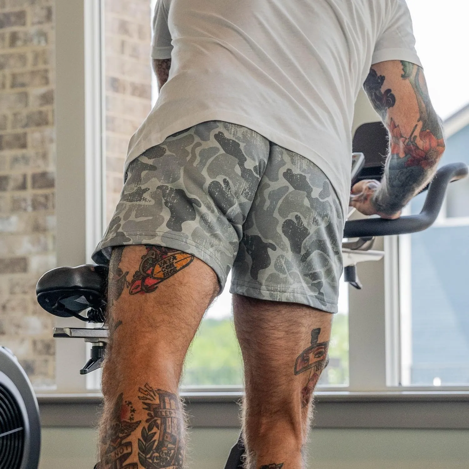 Combat Iron Mens Athletic Shorts 5 Inch Inseam  Athletic Shorts for Men with Pockets  Soft Terry Lounge Gym Shorts