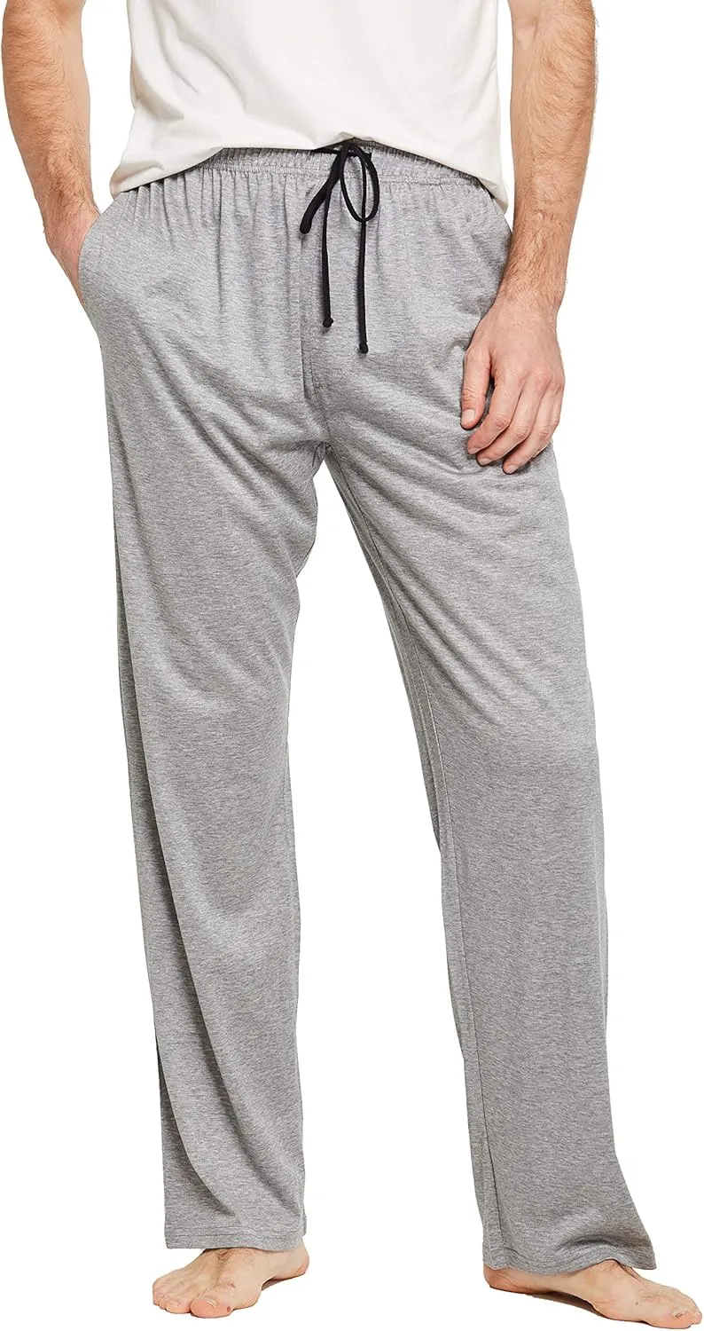 Comfortable Jersey Cotton Knit Pajama Lounge Sleep Pants