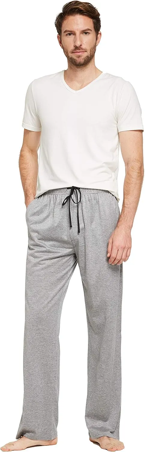 Comfortable Jersey Cotton Knit Pajama Lounge Sleep Pants