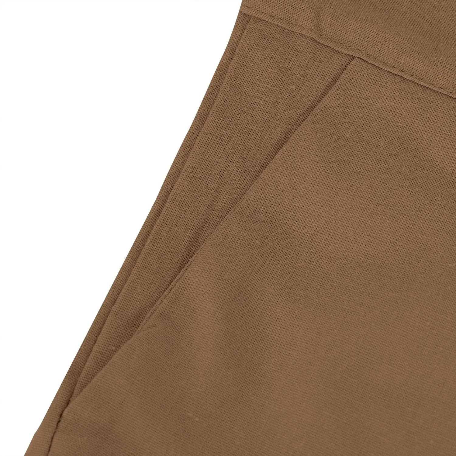 Cotton Linen Palazzo Pants for Women Fashion Side Paperbag Wide Leg Pants Casual Loose Elegant Solid Irregular Trousers