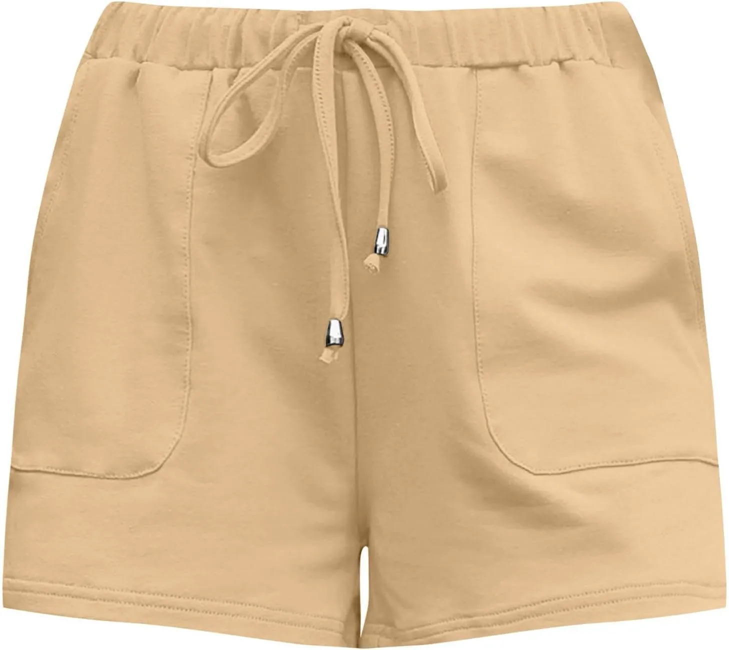 Cotton Linen Shorts for Women Trendy Casual High Waist Drawstring Short Pants 2024 Summer Loose Comfy Soft Lightweight Shorts