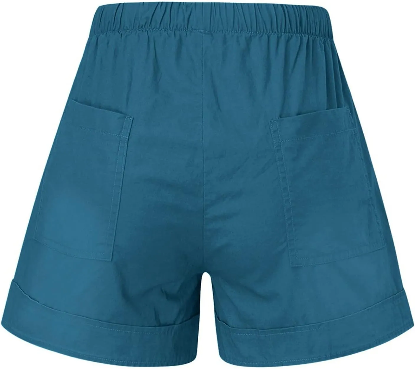 Cotton Shorts for Women Dressy Summer Summer Shorts Stretchy Trendy Drawstring Hiking Shorts with Pockets