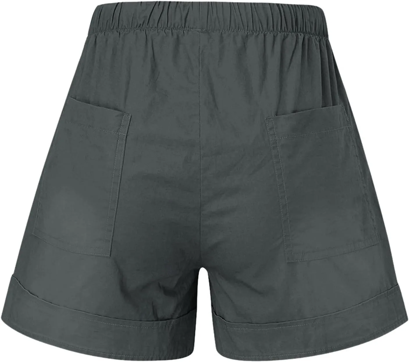Cotton Shorts for Women Dressy Summer Summer Shorts Stretchy Trendy Drawstring Hiking Shorts with Pockets