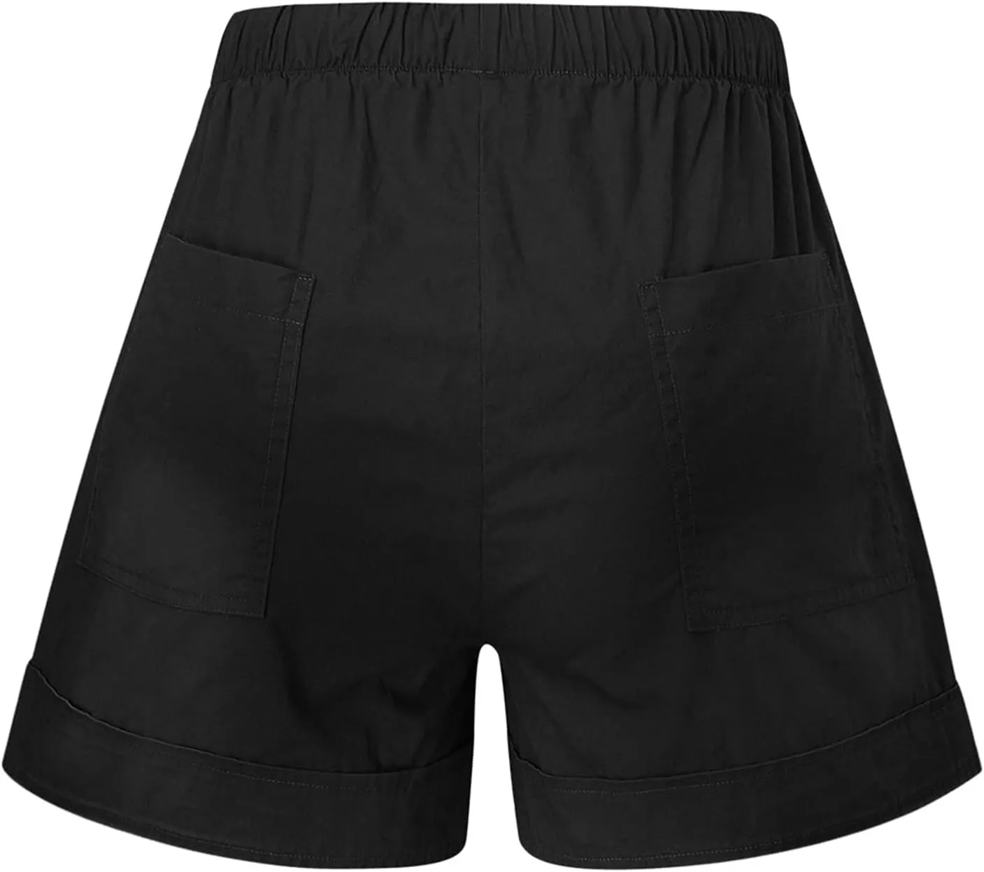 Cotton Shorts for Women Dressy Summer Summer Shorts Stretchy Trendy Drawstring Hiking Shorts with Pockets