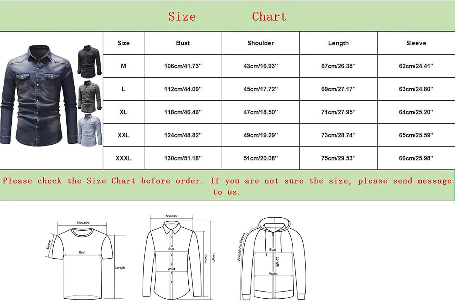 CRNTCEM Men's Denim Distressed Jacket Button Down Vintage Trucker Jeans Shirts Rugged Wear Unlined Casual Denim Jacket