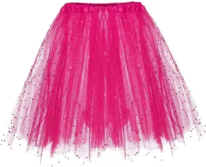 Dancing Skirt Paillette Womens Short Skirts for Girls Trendy Elastic Plus Size Party Skirt Layered Adult 3 Pleated Mini Skirt