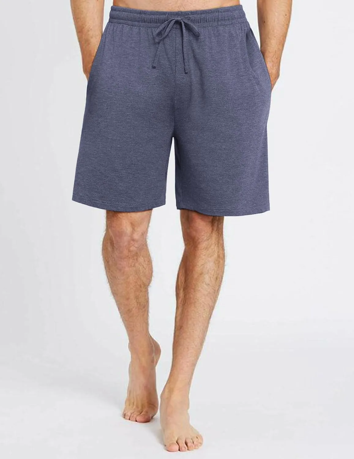 Ekouaer Men's Pajama Shorts Pj Bottoms Drawstring Casual Shorts with Pockets
