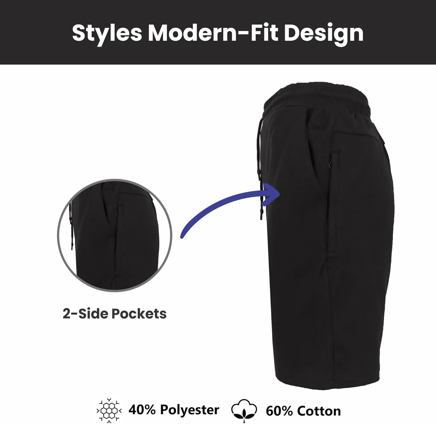 Galaxy by Harvic Tech Fleece Shorts