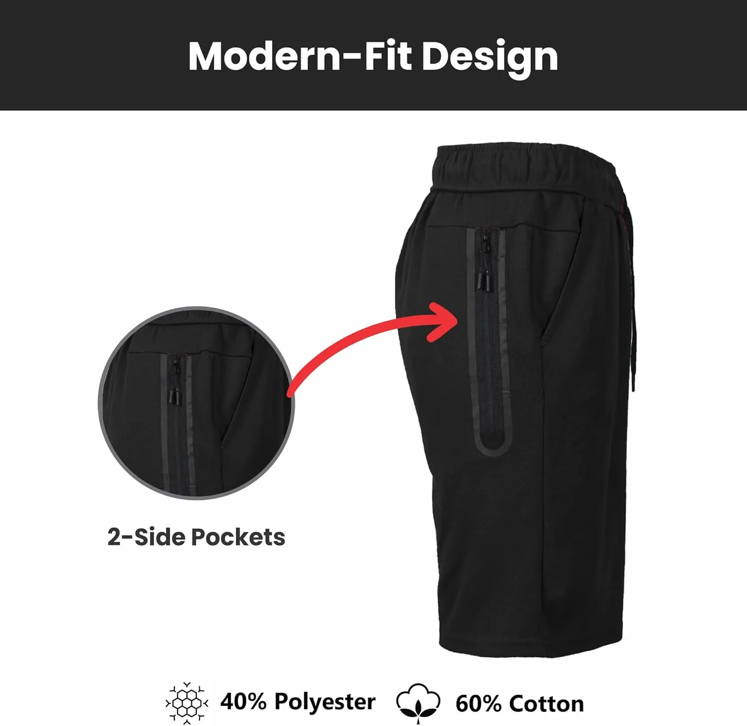 Galaxy by Harvic Tech Fleece Shorts