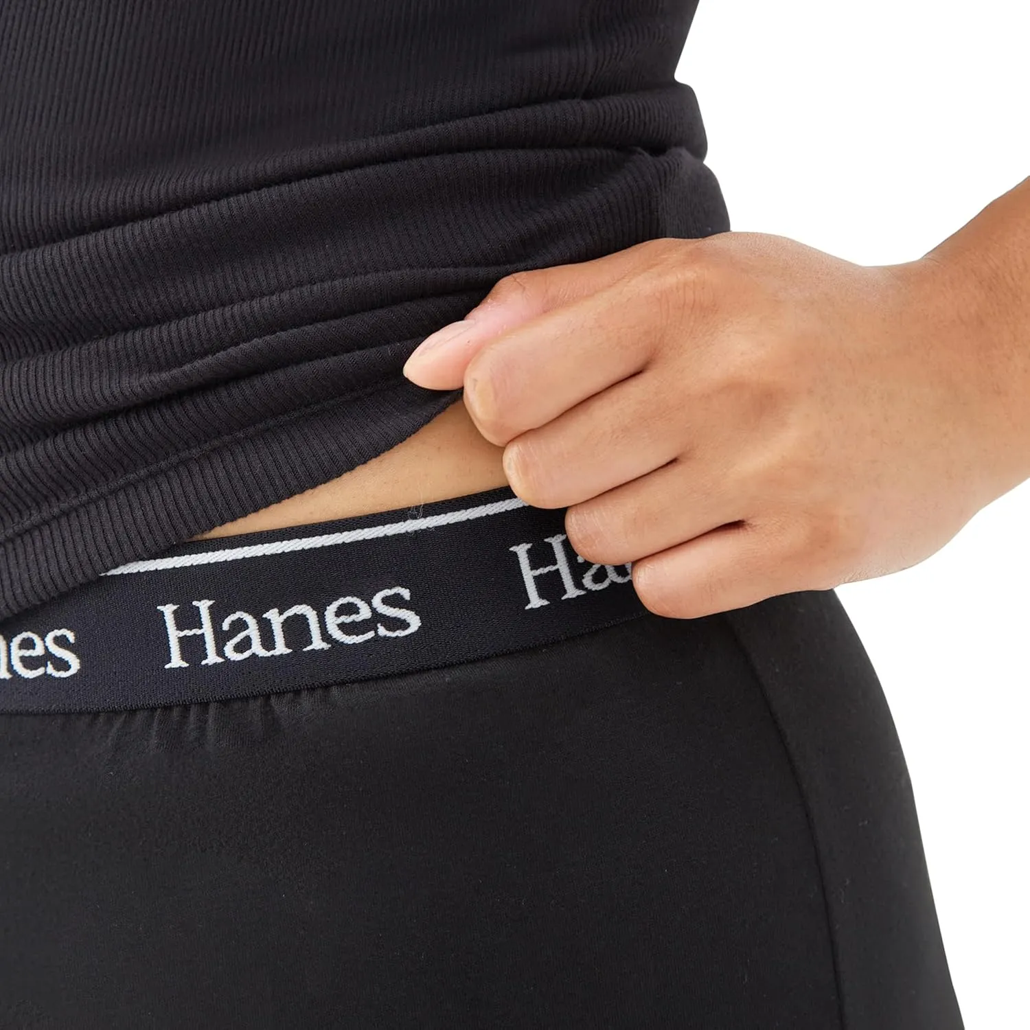 Hanes Women's Originals Comfywear Rib Tank & Lounge Pants, 2-Piece Set
