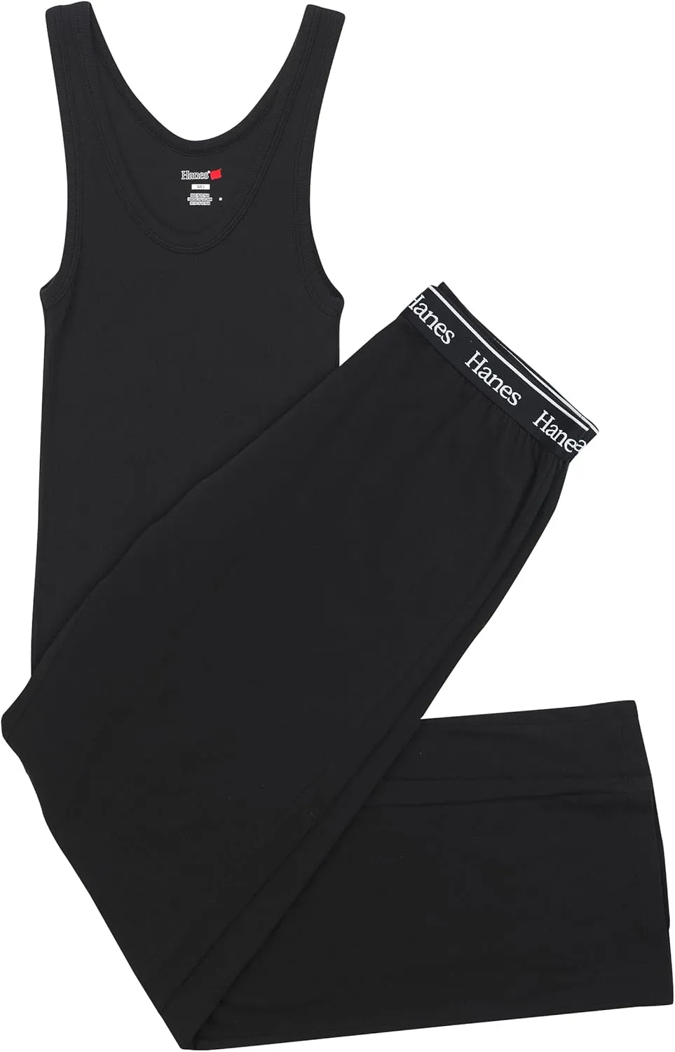 Hanes Women's Originals Comfywear Rib Tank & Lounge Pants, 2-Piece Set