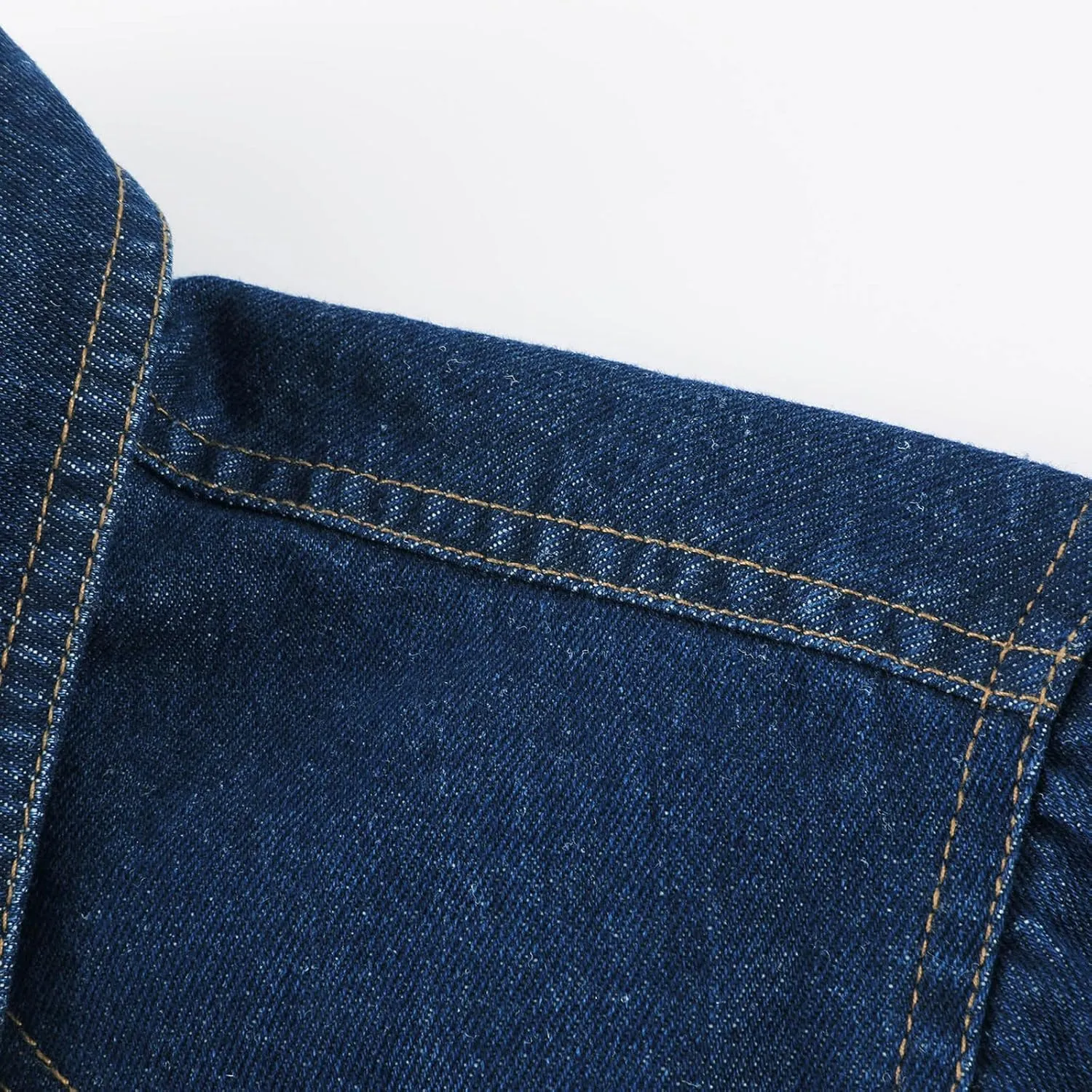 hlysgo Men's Denim Jacket Fashion Plaid Lined Thicken Jean Trucker Jacket Slim Fit Long Sleeve Denim Coats Outerwear