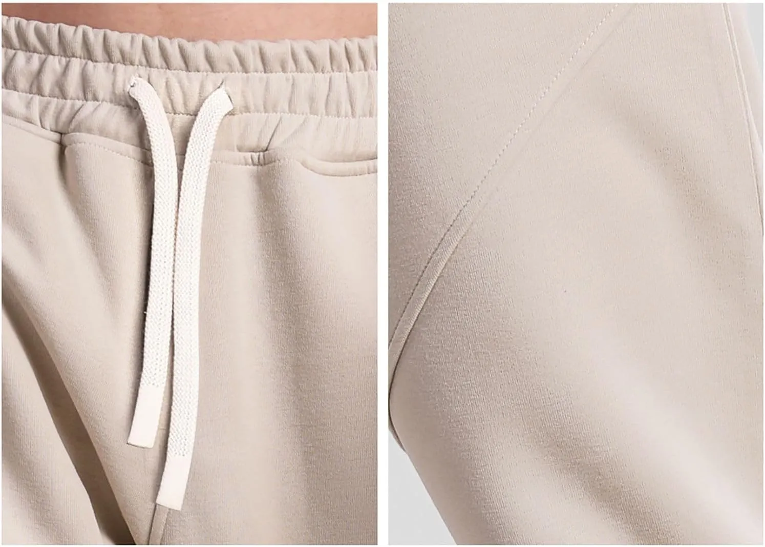 Hotfiary Men's Fleece Jogger Pants Zip Bottom Tapered Sweatpants Athletic Workout Gym Track Pants with Drawstring Loose Fit