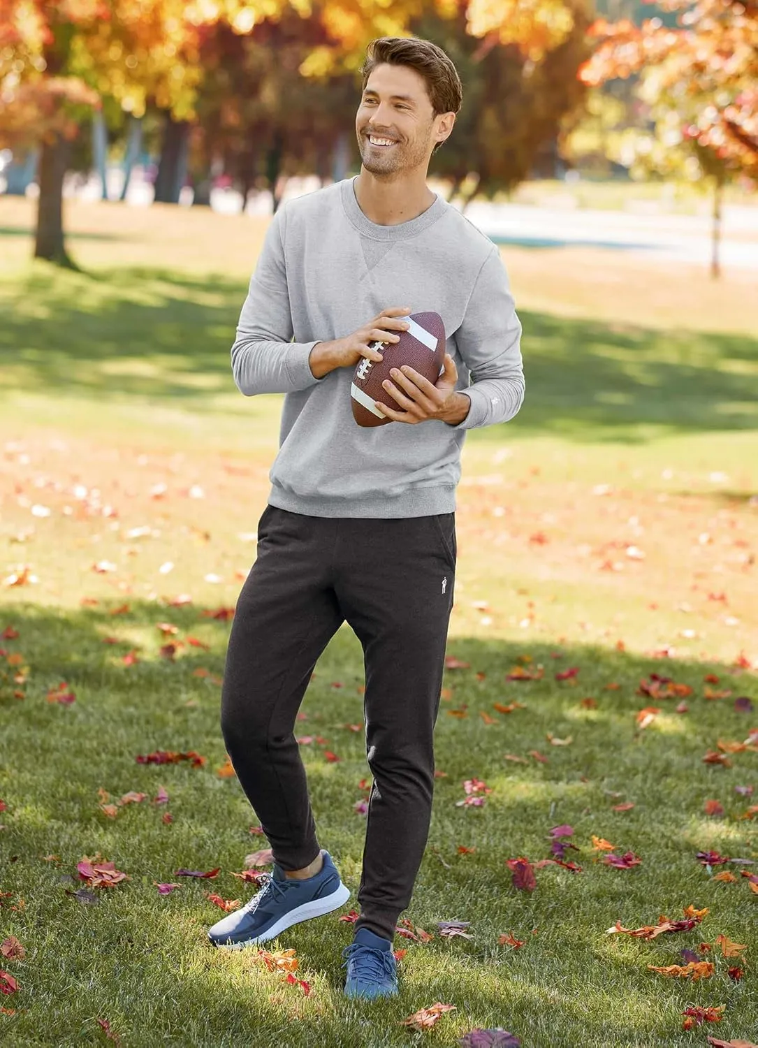 Jockey Men's Loungewear Cotton Blend Fleece Jogger