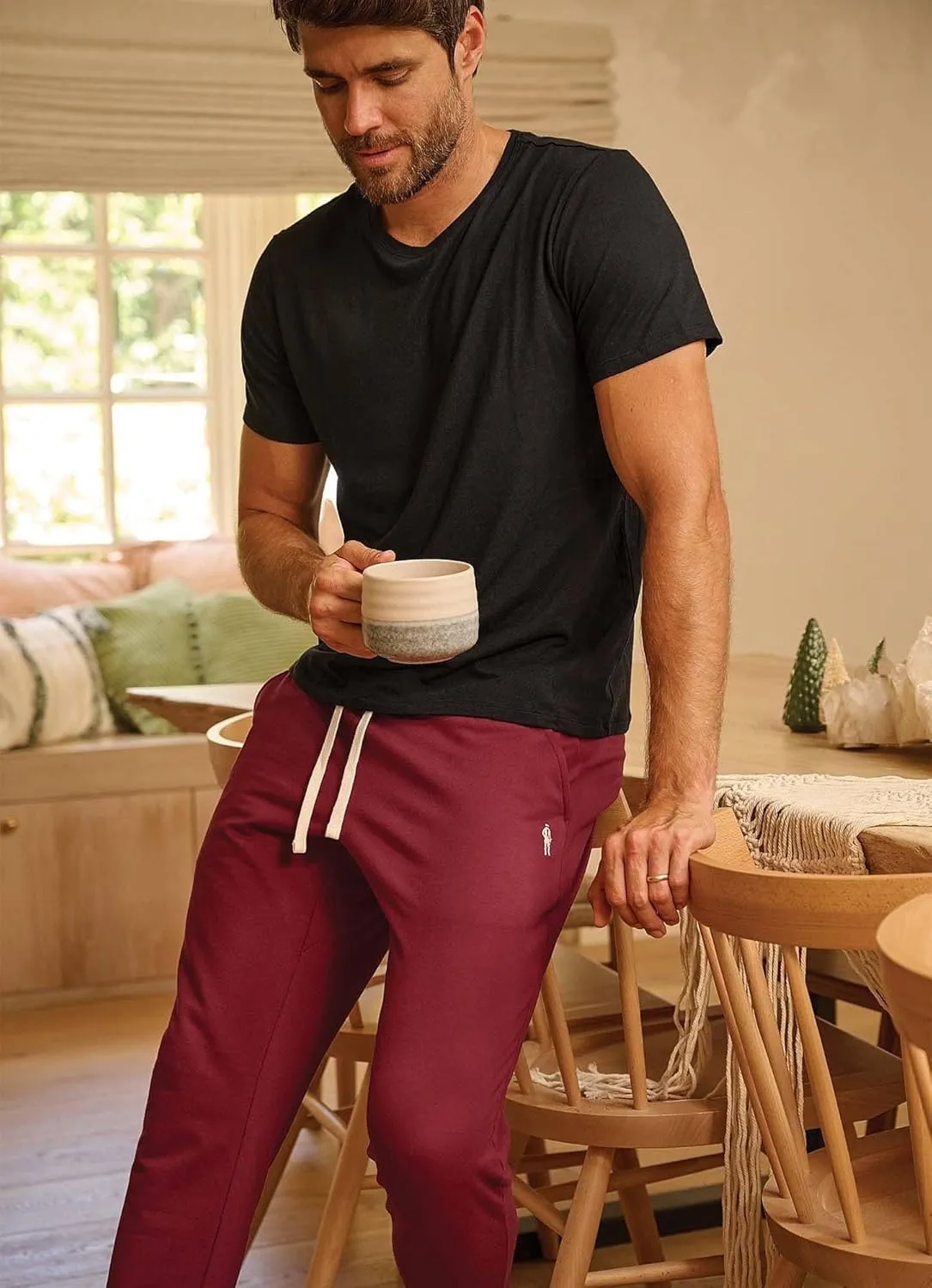 Jockey Men's Loungewear Cotton Blend Fleece Jogger
