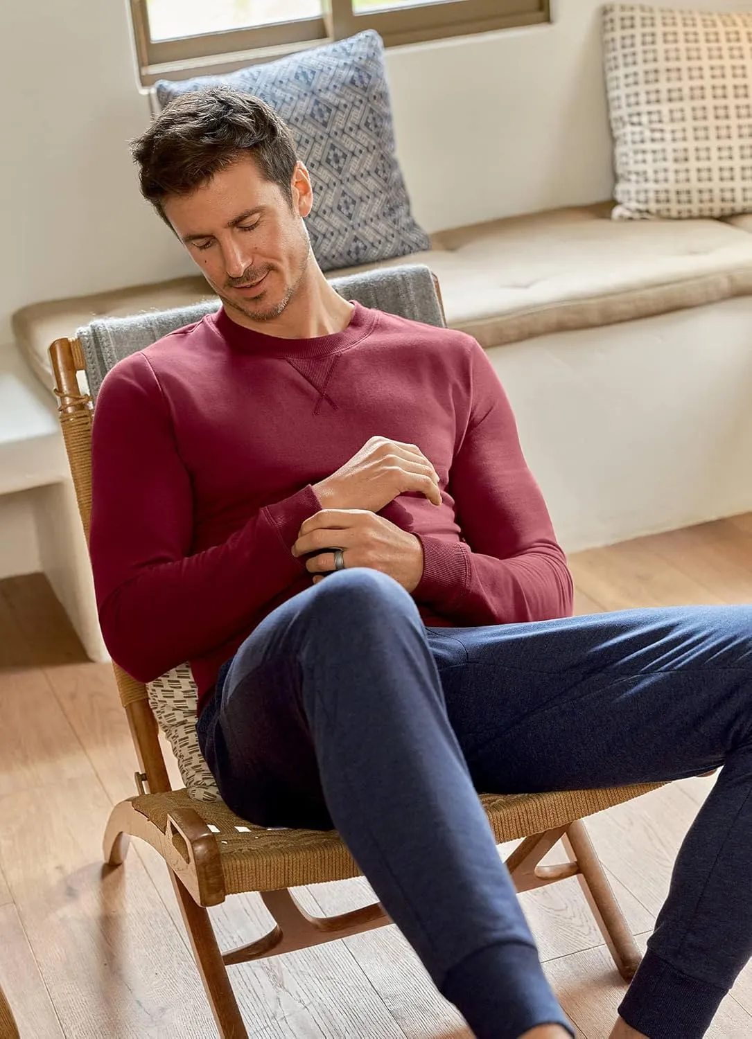 Jockey Men's Loungewear Cotton Blend Fleece Jogger