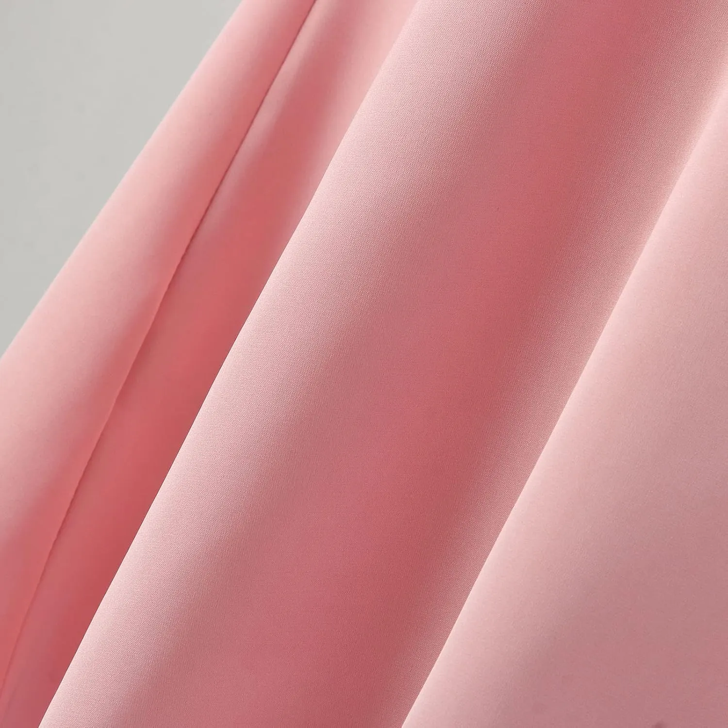 Knee Length Skirts for Women High Elastic Waist Business Satin A-Line Workout Skirts for Women Back Zipper