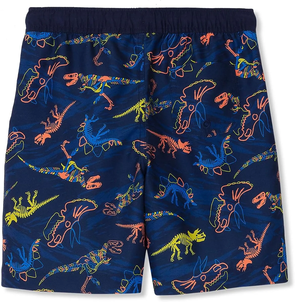 Lands' End Boys Slim Printed Volley Swim Trunks