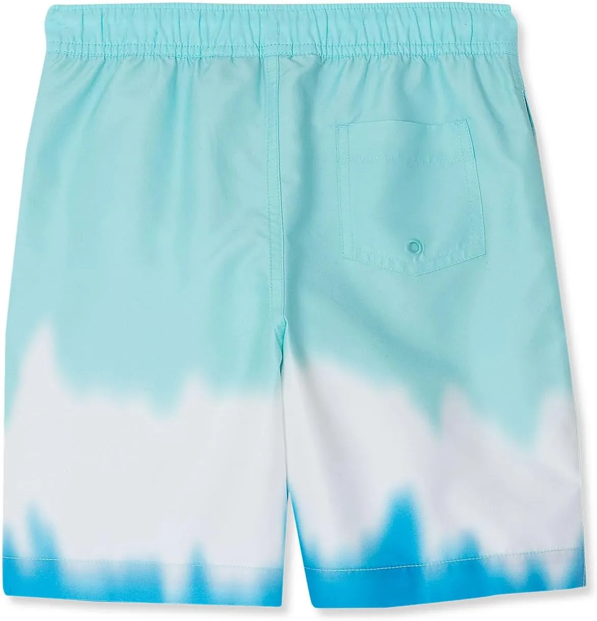 Lands' End Boys Slim Printed Volley Swim Trunks