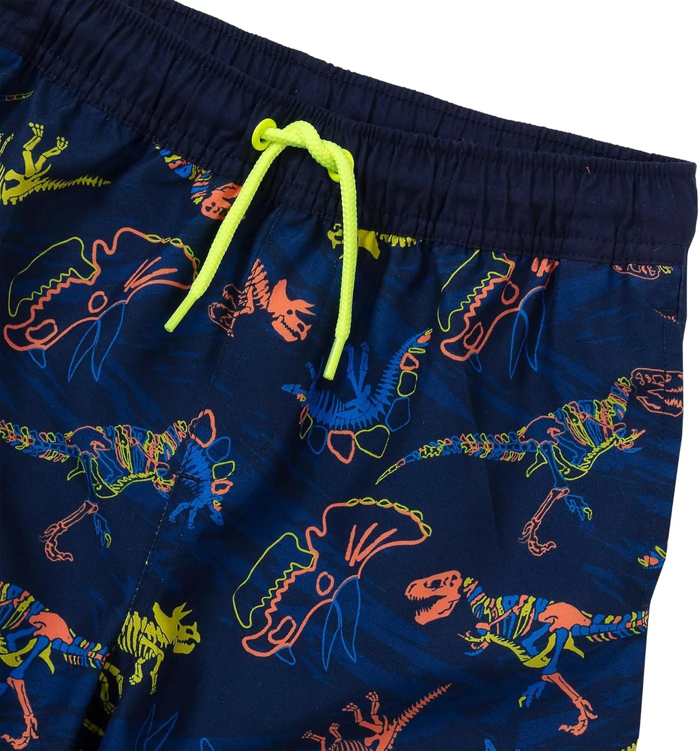 Lands' End Boys Slim Printed Volley Swim Trunks