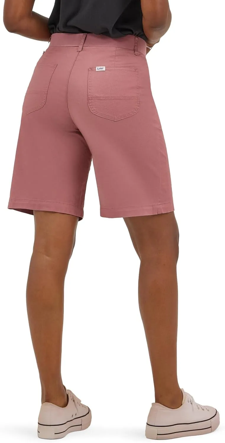 Lee Women's Ultra Lux Comfort with Flex-to-go Utility Bermuda Short