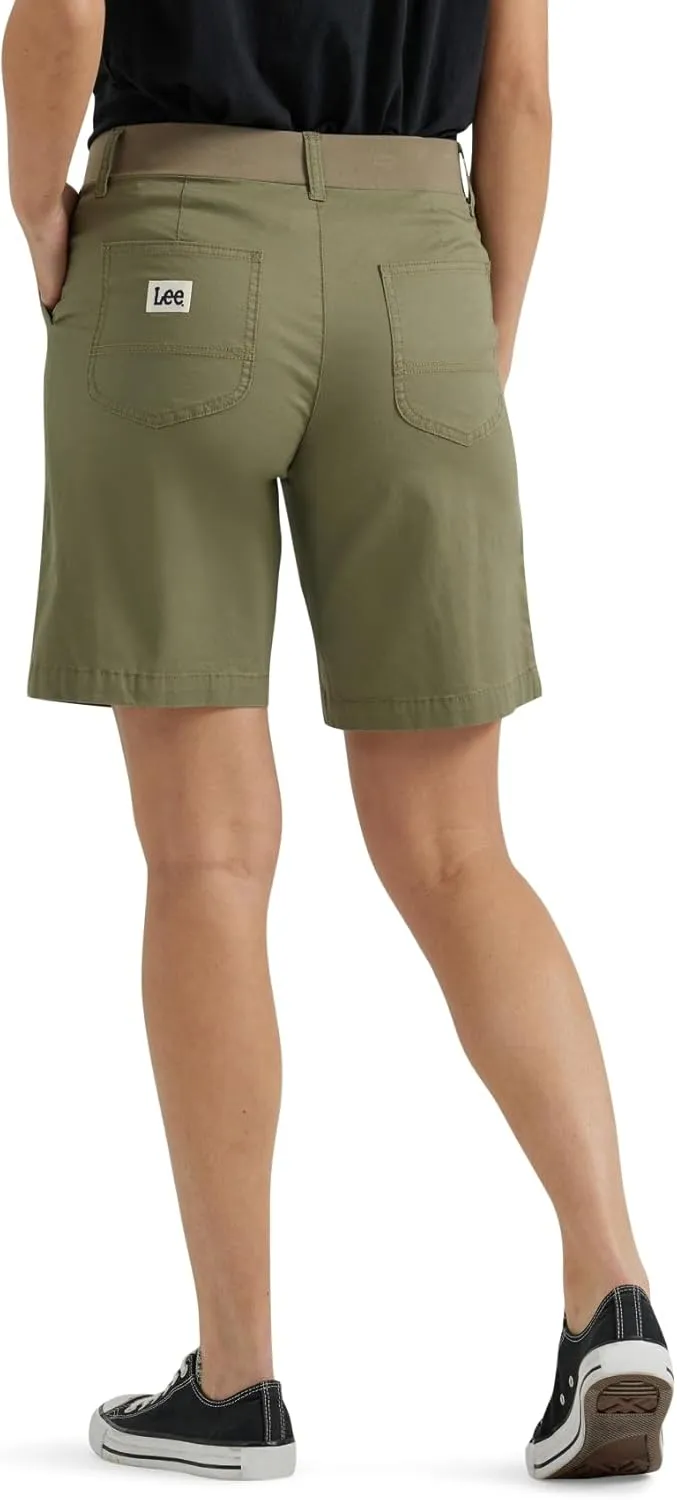 Lee Women's Ultra Lux Comfort with Flex-to-go Utility Bermuda Short