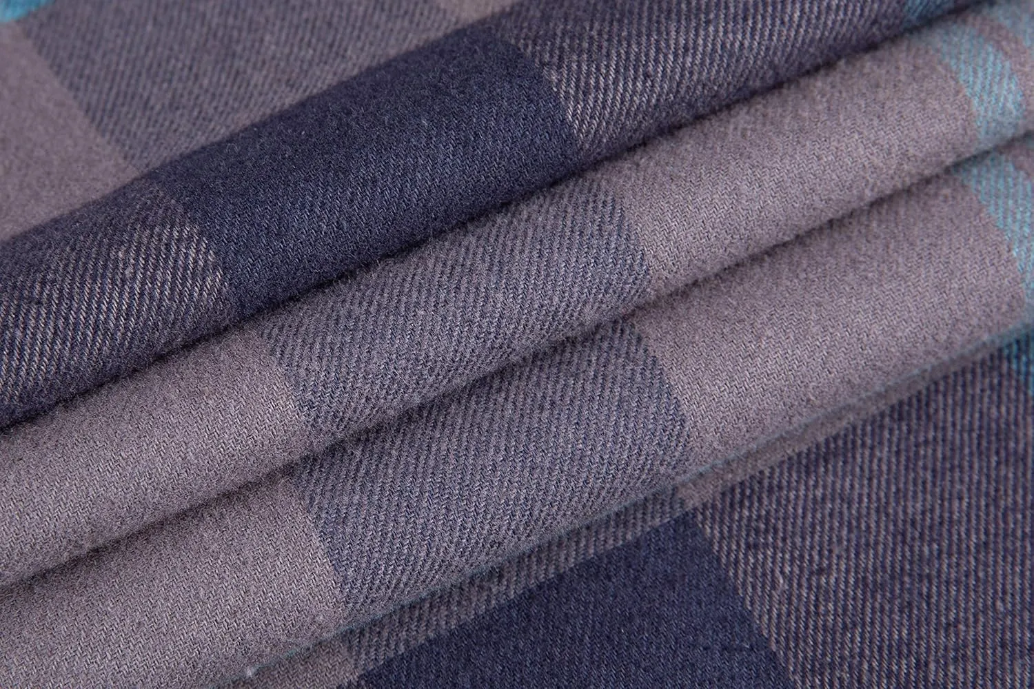 Men's 100% Cotton Super Soft Flannel Plaid Pajama Pants