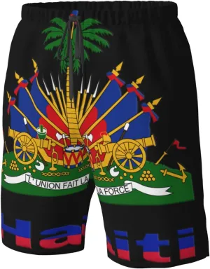 Men's Beach Shorts Drawstring Quick Dry Running Shorts Comfortable Loose Gym Shorts Swimsuit Pants with Pockets