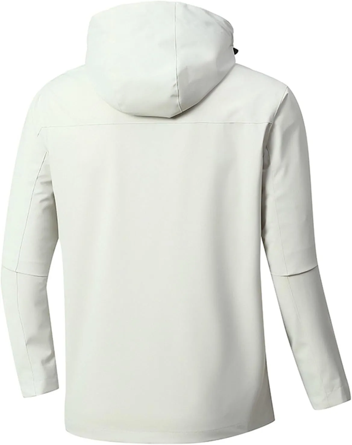 Mens Fall Winter Waterproof Rain jacket Full Zip Lightweight Active Outdoor Raincoat with Hood