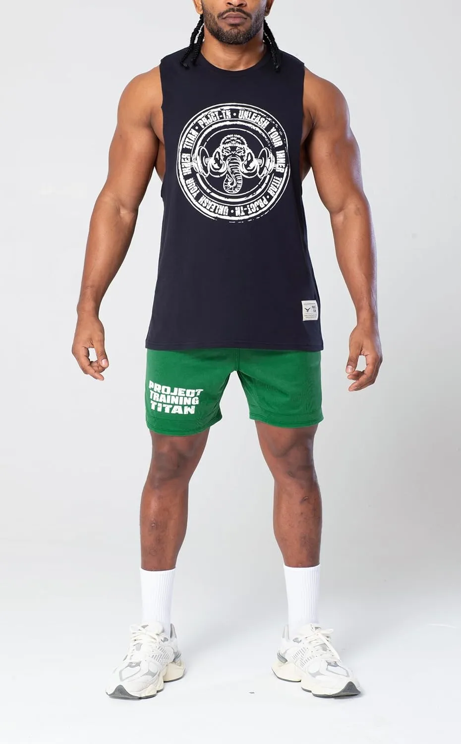 Men's Mesh Gym Shorts with Zipper Pocket 7"