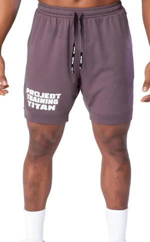 Men's Mesh Gym Shorts with Zipper Pocket 7"
