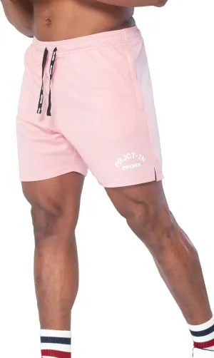 Men's MMXIX Mesh Gym Shorts with Zipper Pockets 6"