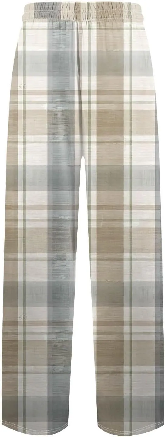 Mens Pajama Pants, Soft Cotton Sleep Lounge Pants Solid ComfortSoft Sleep Pant with Pockets and Drawstring