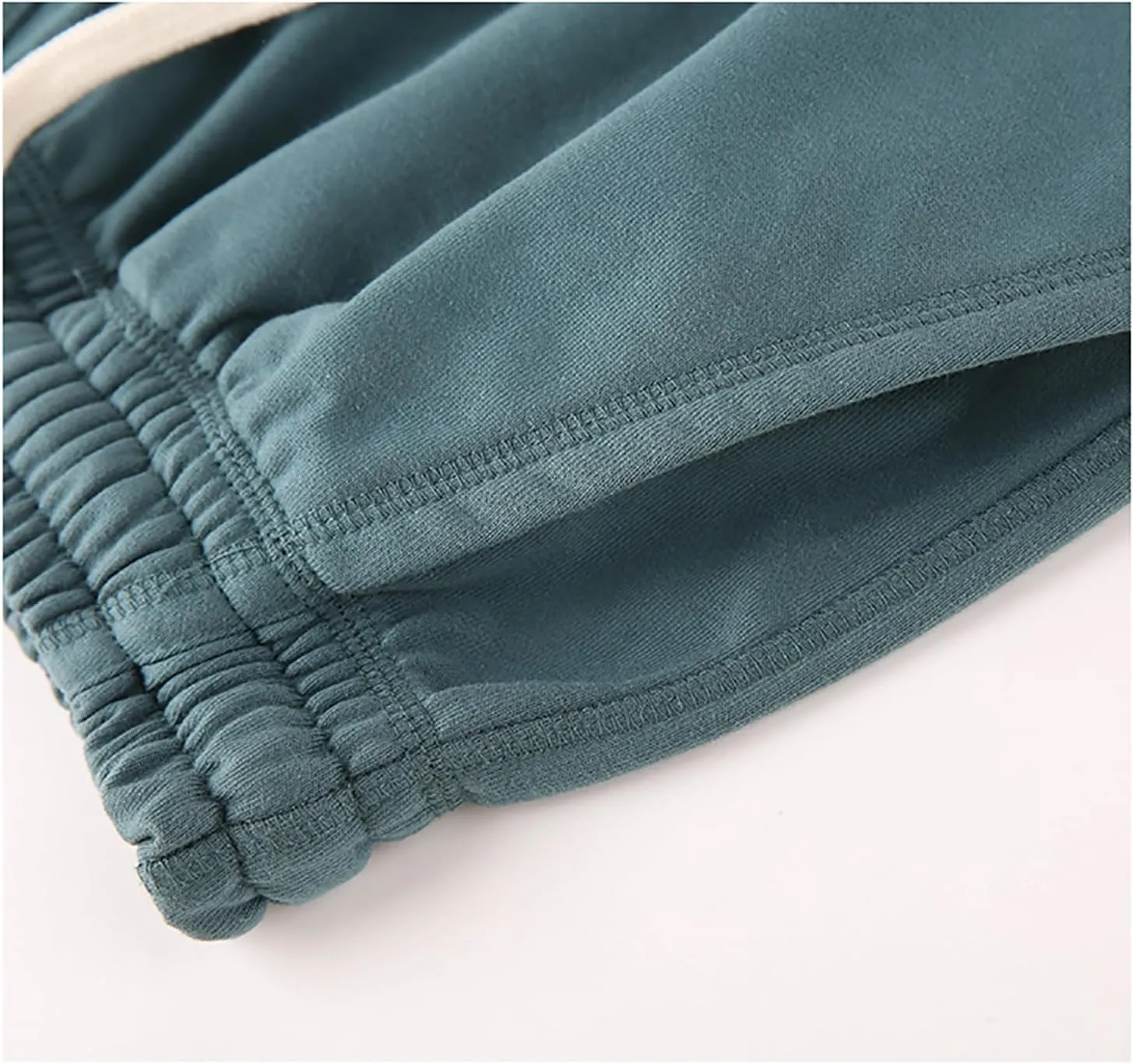Mens Pajama Shorts Sleep Lounge Bottoms Cotton Lightweight Loungewear Shorts
