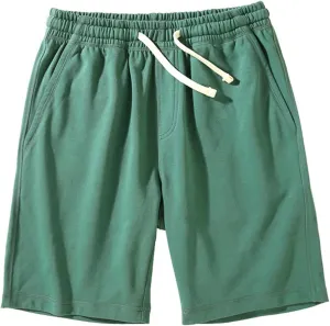 Mens Pajama Shorts Sleep Lounge Bottoms Cotton Lightweight Loungewear Shorts