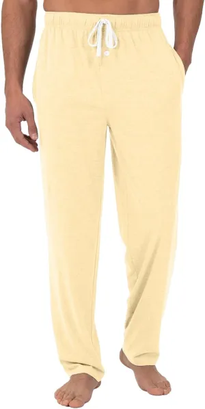 Mens Sleep Pants Loose Fit Pajama Pants Men Casual Lightweight Drawstring Waist Sleep Pj Pants Lounge Soft Cotton Pajama Bottoms with Pockets Breathable Baggy Pants Men Sleep Pjs Pants Khaki