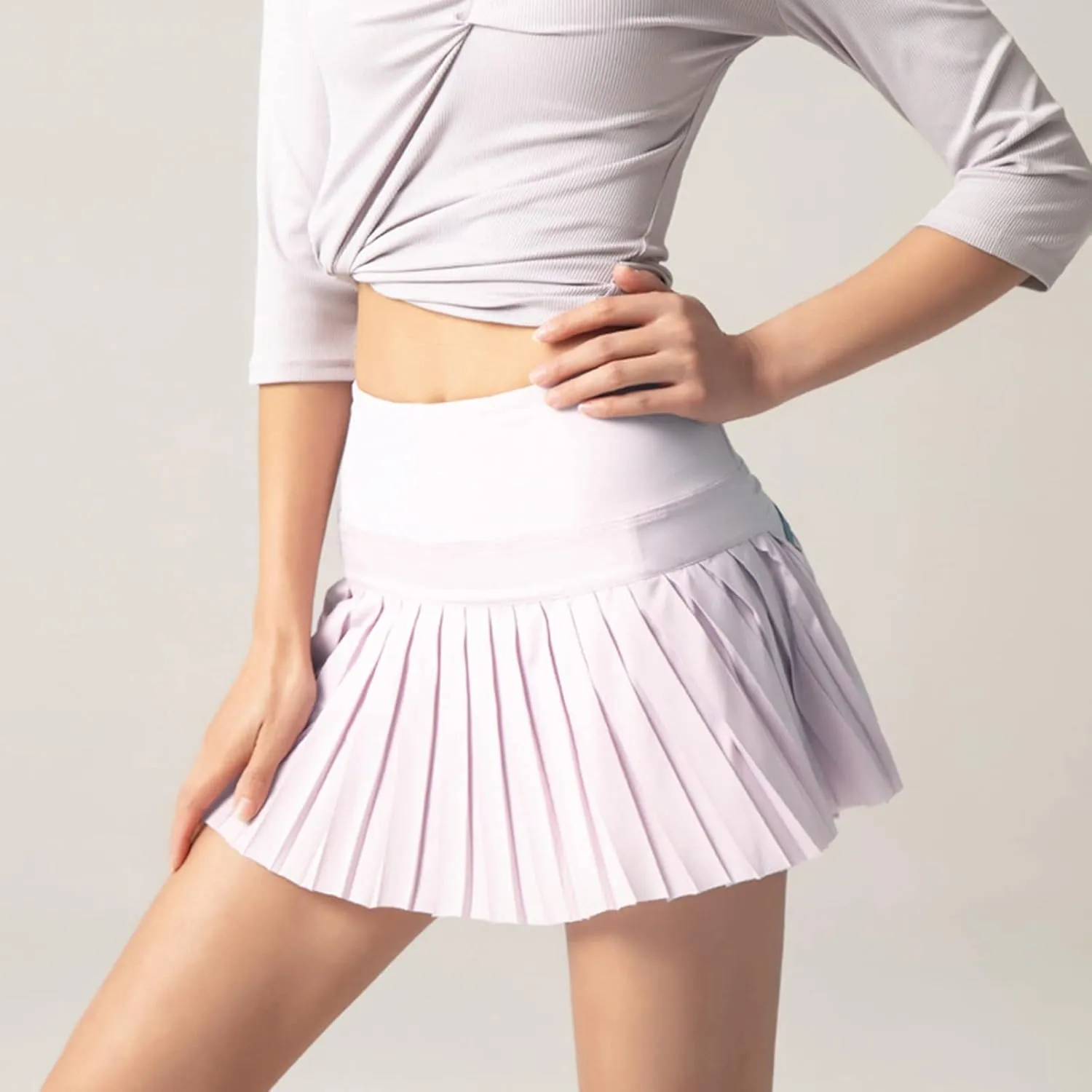 Mini Skirts for Women Women's High Waisted Running Skorts Sports Pleated Skirts Pockets Pleated Skirt for Women