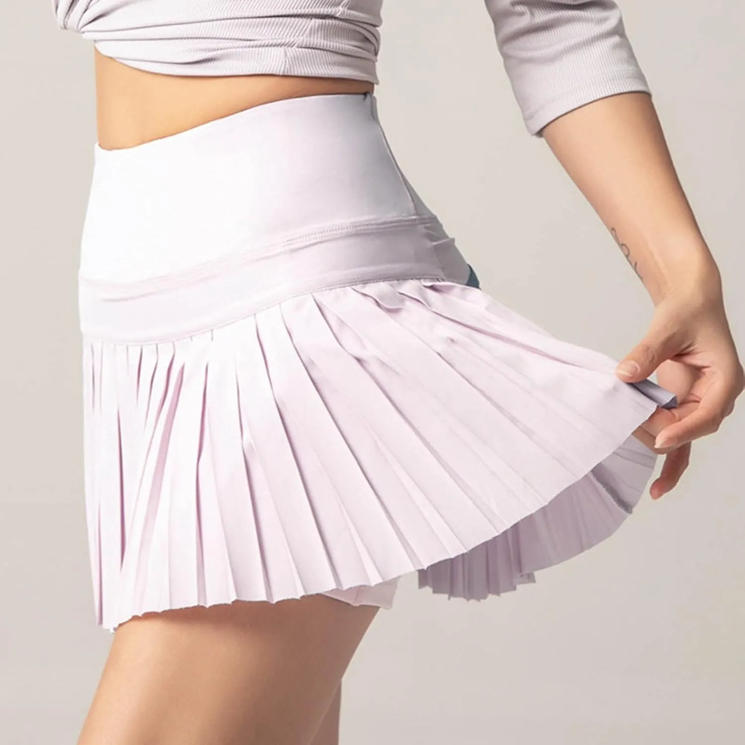 Mini Skirts for Women Women's High Waisted Running Skorts Sports Pleated Skirts Pockets Pleated Skirt for Women
