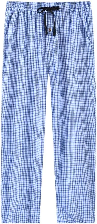MoFiz Men's Pajama Pants Ultra Lightweight Pjs Bottoms Sleepwear Bottom Pants with Pocket Drawstring 3-Pack