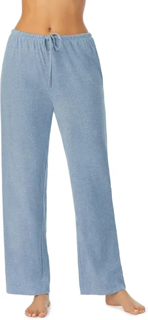 Nautica Womens Sleep Pants - Long Length, Breathable Pajama Bottoms - Cotton Knit Jersey Sleepwear and Loungewear