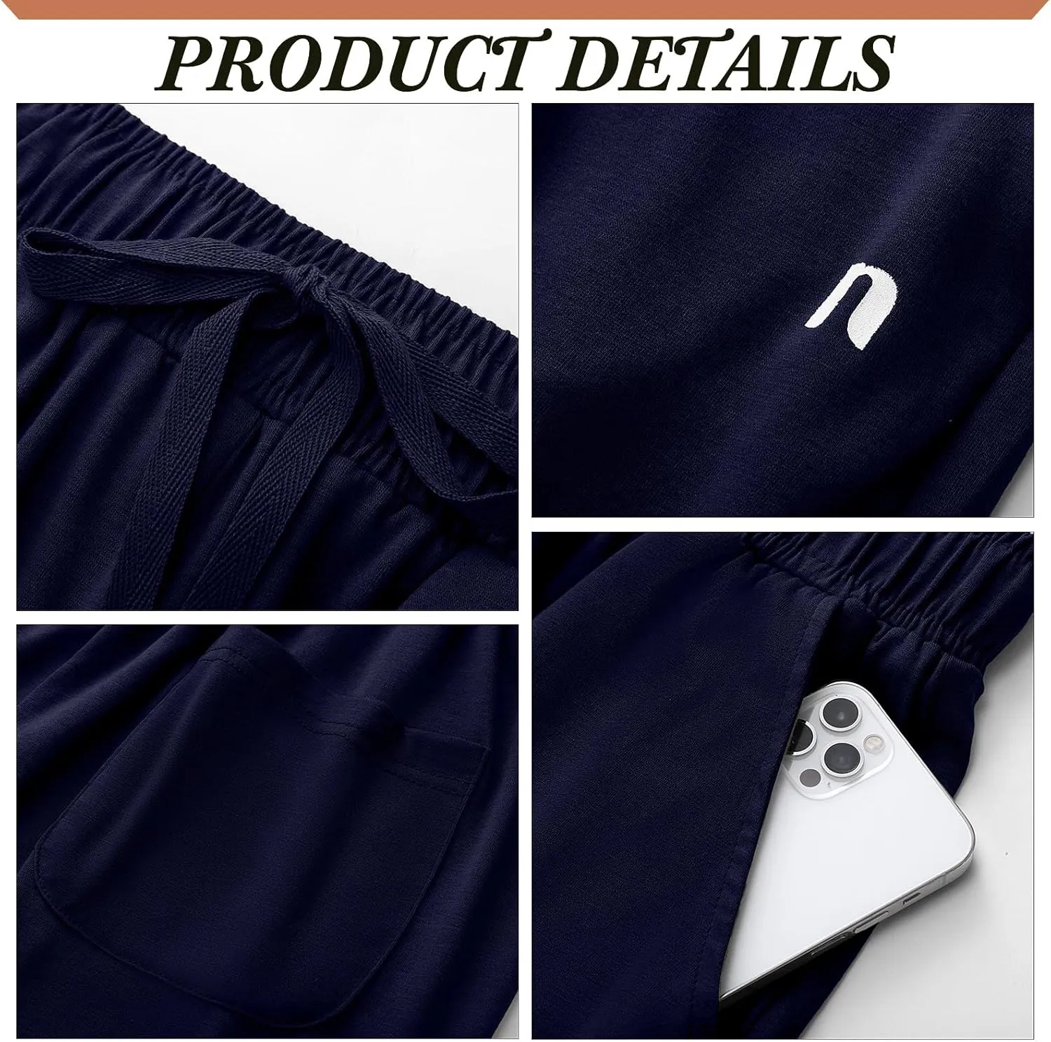 Neer 3 Pack Women's Quick Dry Shorts Women Drawstring High Waisted Bermuda Athletic Shorts with Pockets